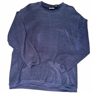 Classic Blue Crewneck Sweater for Men